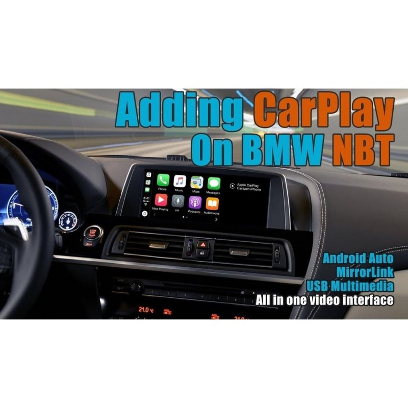 BMW NBT Wireless CarPlay/Android Auto Interface & Camera In