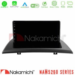 Nakamichi NAM5260 Series 4Core Android12 4+64GB BMW E83 Navigation Multimedia Tablet 9