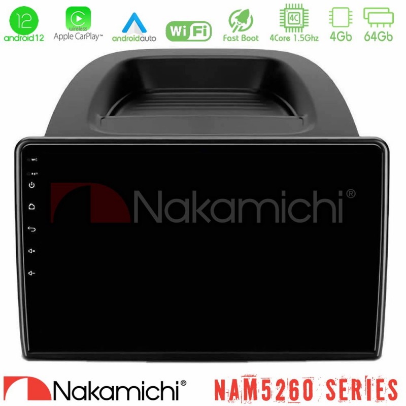 Nakamichi NAM5260 Series 4Core Android12 4+64GB Ford Ecosport 2018-2020 Navigation Multimedia Tablet 10