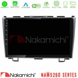 Nakamichi NAM5260 Series 4Core Android12 4+64GB Honda CRV Navigation Multimedia Tablet 9