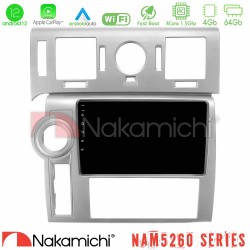 Nakamichi NAM5260 Series 4Core Android12 4+64GB Hummer H2 2008-2009 Navigation Multimedia Tablet 9