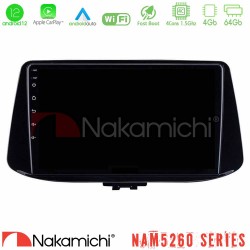 Nakamichi NAM5260 Series 4Core Android12 4+64GB Hyundai i30 Navigation Multimedia Tablet 9