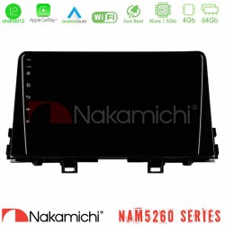 Nakamichi NAM5260 Series 4Core Android12 4+64GB Kia Picanto 2017-2021 Navigation Multimedia Tablet 9