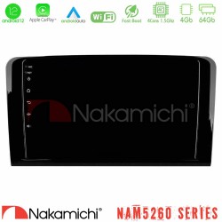 Nakamichi NAM5260 Series 4Core Android12 4+64GB Mercedes ML/GL Class Navigation Multimedia Tablet 9