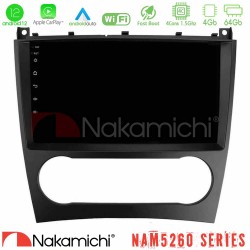 Nakamichi NAM5260 Series 4Core Android12 4+64GB Mercedes W203 Facelift Navigation Multimedia Tablet 9