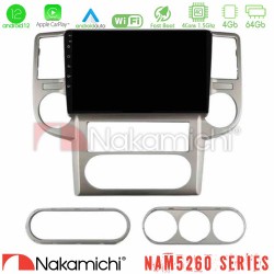 Nakamichi NAM5260 Series 4Core Android12 4+64GB Nissan X-Trail 2003-2007 Navigation Multimedia Tablet 10