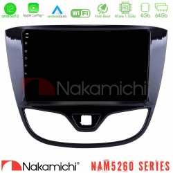 Nakamichi NAM5260 Series 4Core Android12 4+64GB Opel Karl 2017-2019 Navigation Multimedia Tablet 9