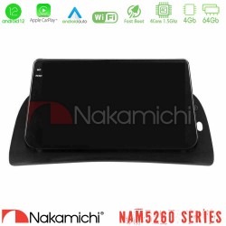 Nakamichi NAM5260 Series 4Core Android12 4+64GB Renault Kangoo 2015-2018 Navigation Multimedia Tablet 9