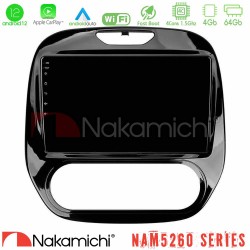 Nakamichi NAM5260 Series 4Core Android12 4+64GB Renault Captur 2013-2019 (Manual AC) Navigation Multimedia Tablet 9