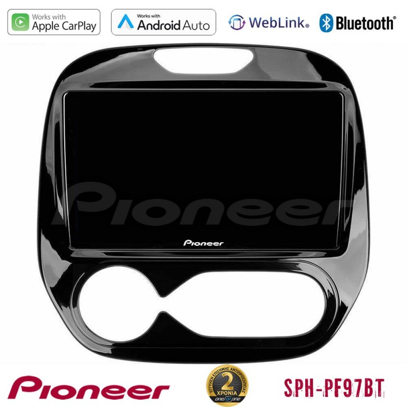 Pioneer SPH-PF97BT Series    Renault Captur 2013-2019 (Facelift) Multimedia Station 9