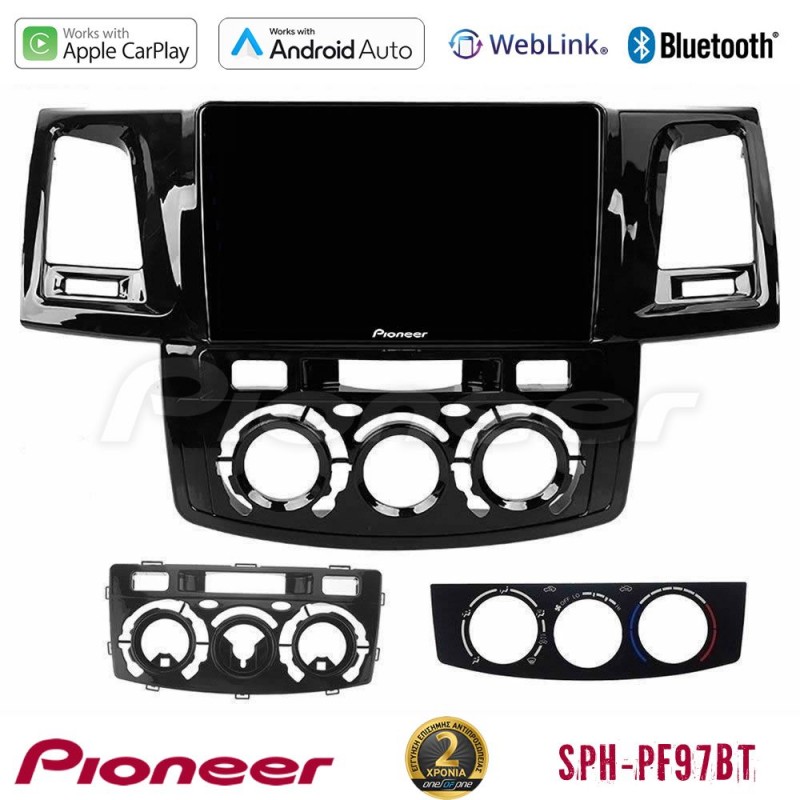 Pioneer SPH-PF97BT Series    Toyota Hilux 2007-2011 Multimedia Station 9