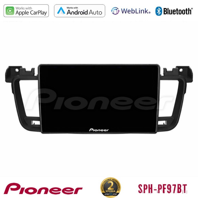 Pioneer SPH-PF97BT Series    Peugeot 508 2010-2018 Multimedia Station 9