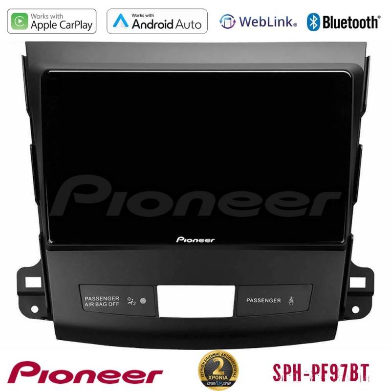 Pioneer SPH-PF97BT Series    Mitsubishi Outlander/Citroen C-Crosser/Peugeot 4007 Multimedia Station 9