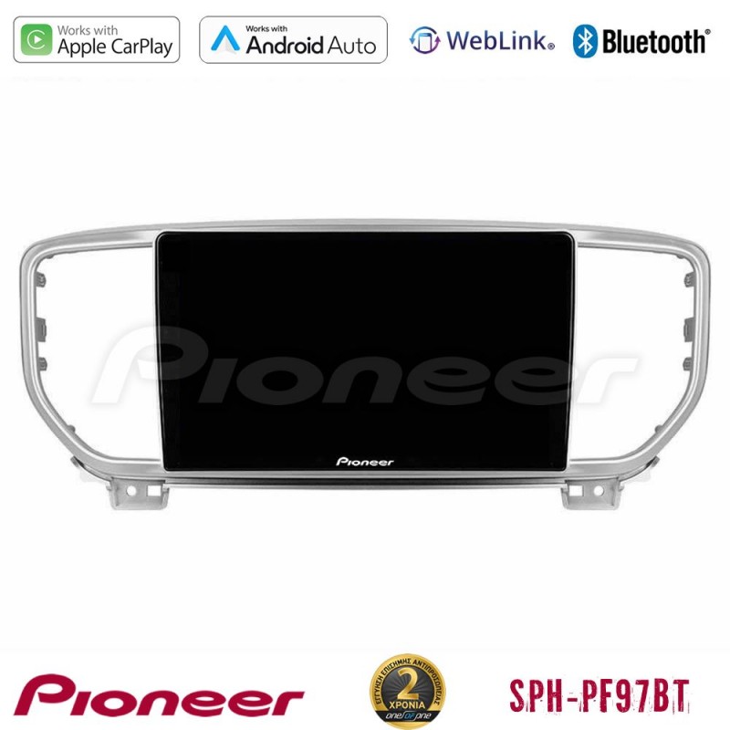 Pioneer SPH-PF97BT Series    Kia Sportage 2018-2021 Multimedia Station 9