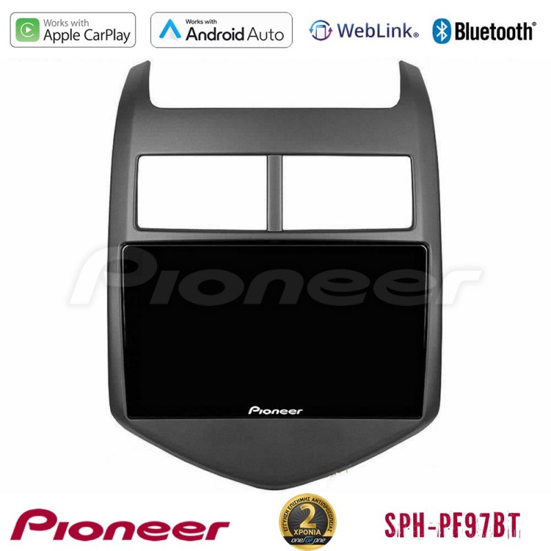 Pioneer SPH-PF97BT Series    Chevrolet Aveo 2011-2017 Multimedia Station 9