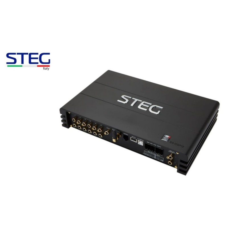 STEG SS-DSP12 12 Channel DSP Hi-Fi Amplifier 12x80W @ 4 Ohm