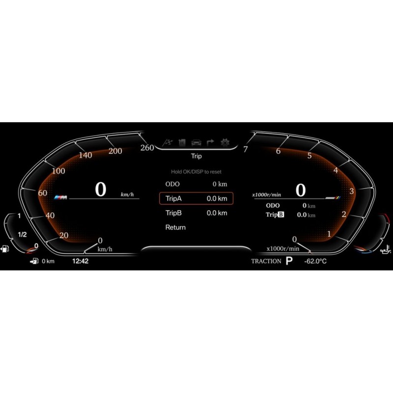 BMW 5series/6series E60/E63 Digital LCD Instrument Cluster 12,3