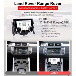 Range Rover Evoque L538 2012 - 2018 Touchscreen AC Climate Control Panel