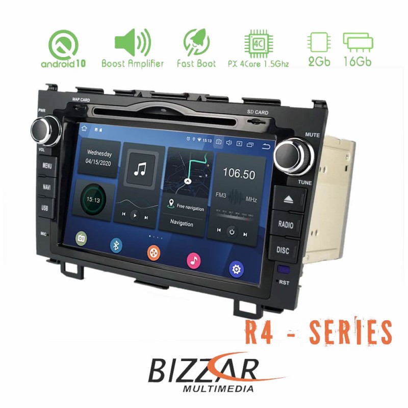 Bizzar R4 Series Honda CR-V Android 10.0 4core Navigation Multimedia