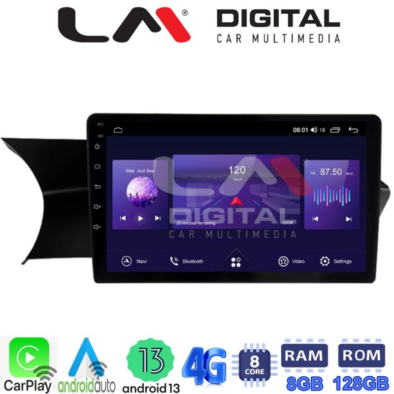 LM Digital - LM ZT8824 GPS Οθόνη OEM Multimedia Αυτοκινήτου για 0 (CarPlay/AndroidAuto/BT/GPS/WIFI/GPRS)