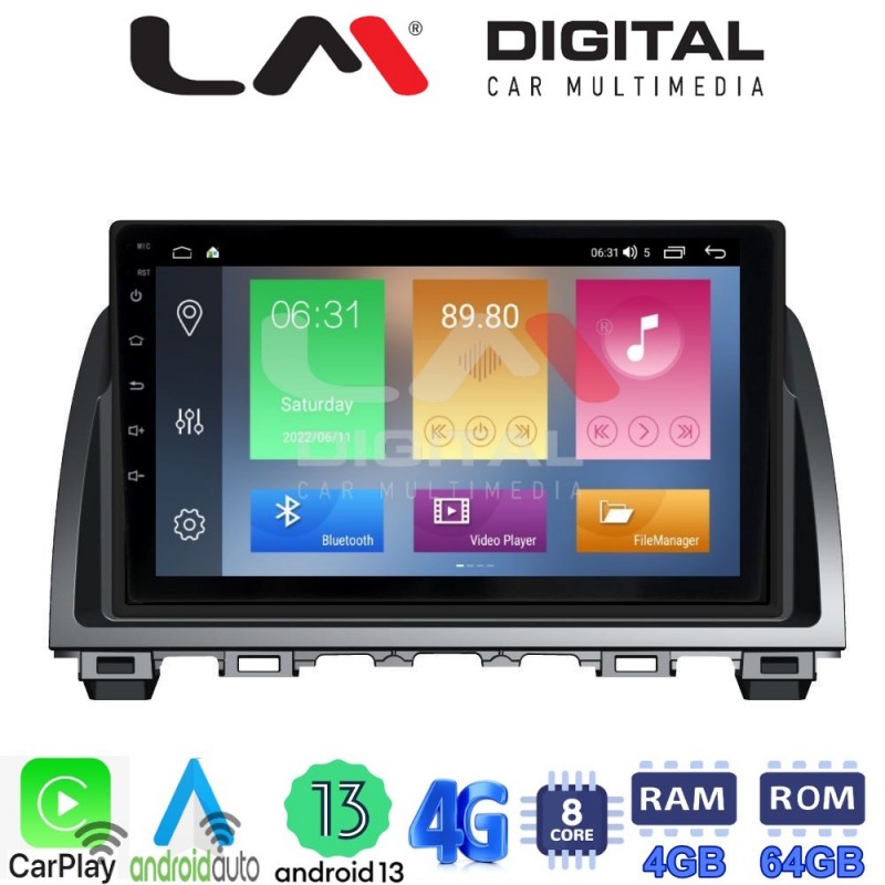 LM Digital - LM ZC8212 GPS Οθόνη OEM Multimedia Αυτοκινήτου για Mazda 6 2013 &gt; 2017 (CarPlay/AndroidAuto/BT/GPS/WIFI/GPRS)