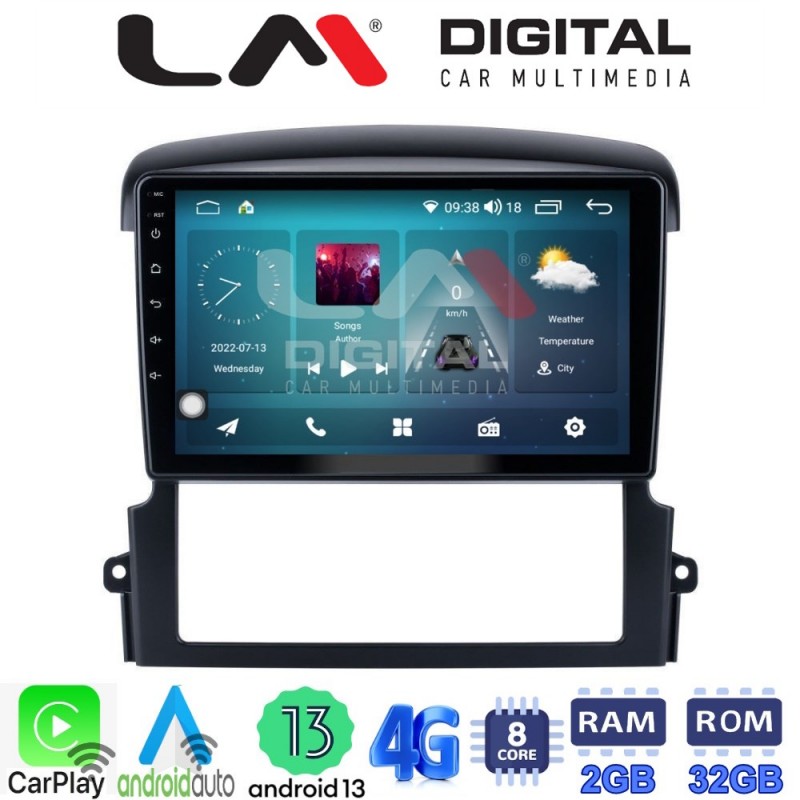 LM Digital - LM ZR8303 GPS Οθόνη OEM Multimedia Αυτοκινήτου για Kia Sorento 2006 &gt; 2009 (CarPlay/AndroidAuto/BT/GPS/WIFI/GPRS)