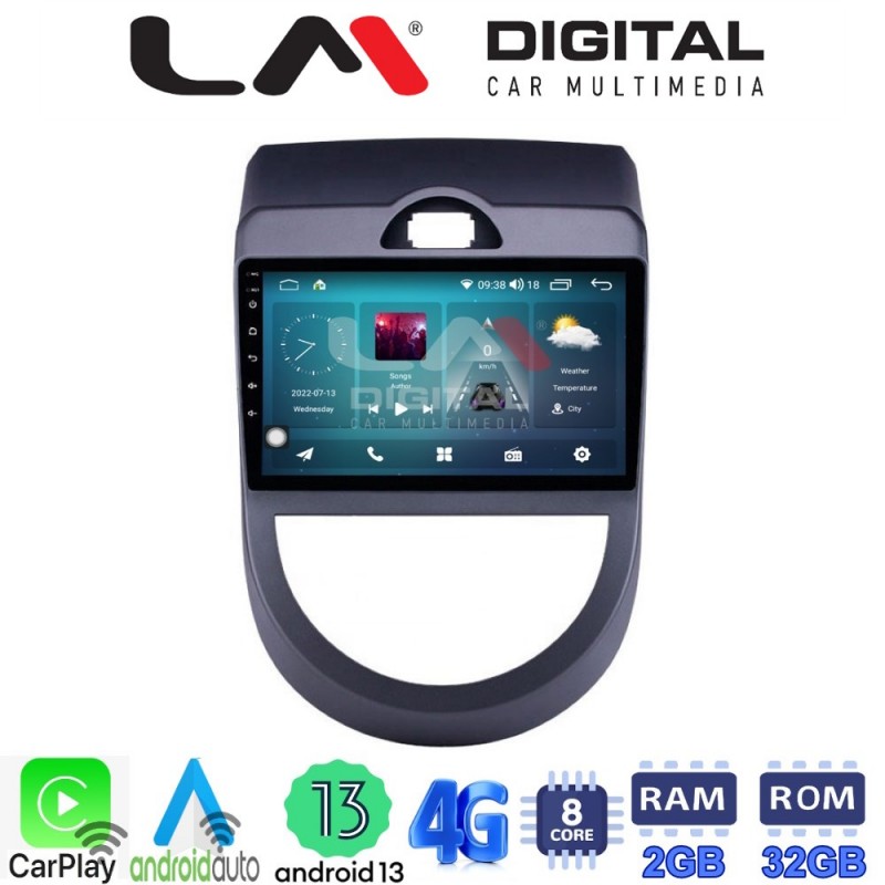 LM Digital - LM ZR8693 GPS Οθόνη OEM Multimedia Αυτοκινήτου για Kia Soul 2009 &gt; 2013 (CarPlay/AndroidAuto/BT/GPS/WIFI/GPRS)