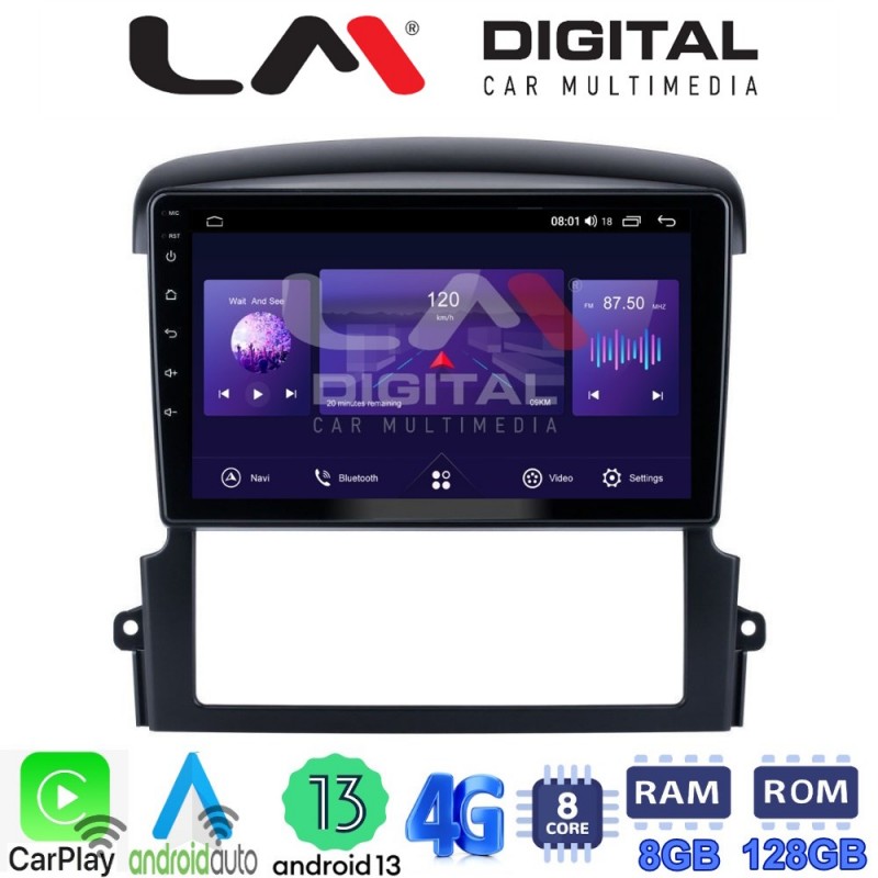 LM Digital - LM ZT8303 GPS Οθόνη OEM Multimedia Αυτοκινήτου για Kia Sorento 2006 &gt; 2009 (CarPlay/AndroidAuto/BT/GPS/WIFI/GPRS)