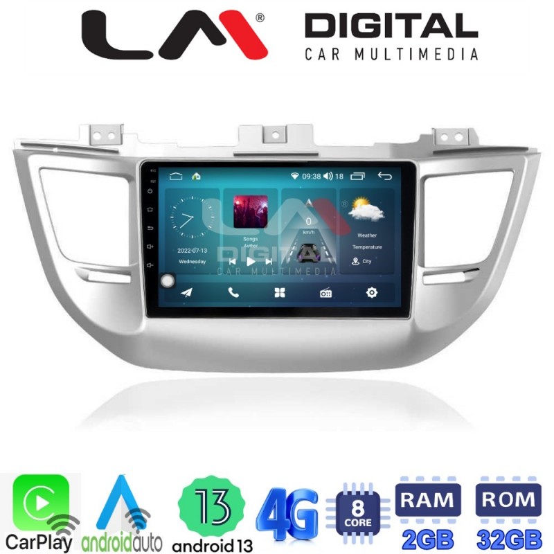 LM Digital - LM ZR8361 GPS Οθόνη OEM Multimedia Αυτοκινήτου για Hyundai Tucson 2015 &lt; 2019 (CarPlay/AndroidAuto/BT/GPS/WIFI/GPRS)