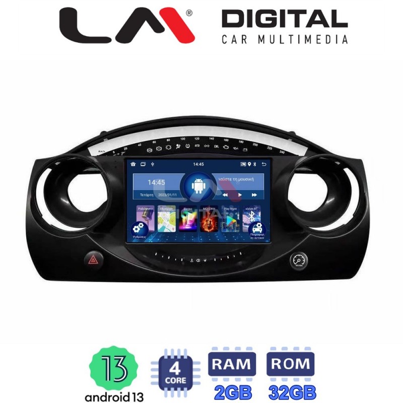 LM Digital - LM ZL4832 GPS Οθόνη OEM Multimedia Αυτοκινήτου για MINI COOPER 2001 &gt; 2007 (BT/GPS/WIFI/GPRS)