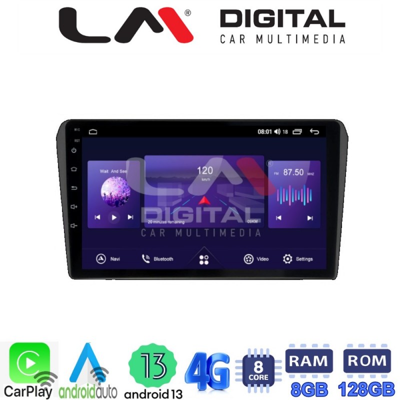 LM Digital - LM ZT8025B GPS Οθόνη OEM Multimedia Αυτοκινήτου για 0 (CarPlay/AndroidAuto/BT/GPS/WIFI/GPRS)