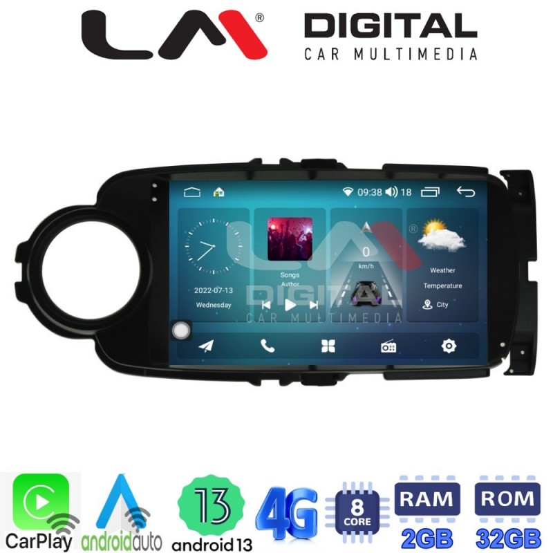 LM Digital - LM ZR8254B GPS Οθόνη OEM Multimedia Αυτοκινήτου για Toyota Yaris 2012 &gt; 2015
Αν το αυτοκίνητο είναι υβριδικό, παρακαλώ ενημερώστε μας πριν την παραγγελία σας. (CarPlay/AndroidAuto/BT/GPS/WIFI/GPRS)