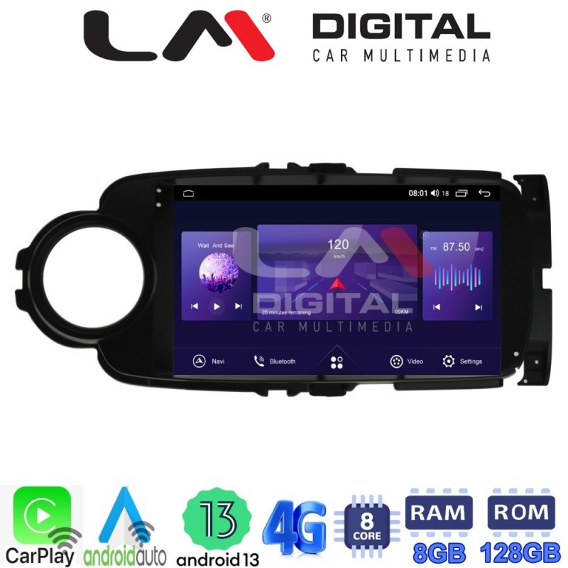 LM Digital - LM ZT8254B GPS Οθόνη OEM Multimedia Αυτοκινήτου για Toyota Yaris 2012 &gt; 2015
Αν το αυτοκίνητο είναι υβριδικό, παρακαλώ ενημερώστε μας πριν την παραγγελία σας. (CarPlay/AndroidAuto/BT/GPS/WIFI/GPRS)