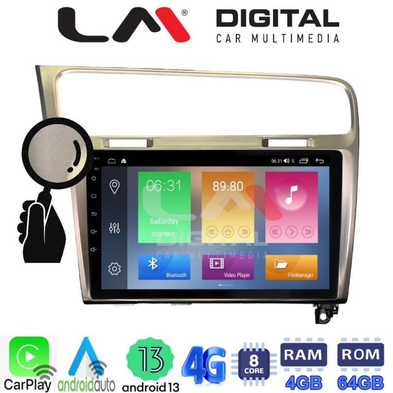 LM Digital - LM ZC8591S GPS Οθόνη OEM Multimedia Αυτοκινήτου για 0 (CarPlay/AndroidAuto/BT/GPS/WIFI/GPRS)