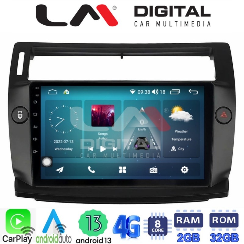 LM Digital - LM ZR8088B GPS Οθόνη OEM Multimedia Αυτοκινήτου για 0 (CarPlay/AndroidAuto/BT/GPS/WIFI/GPRS)