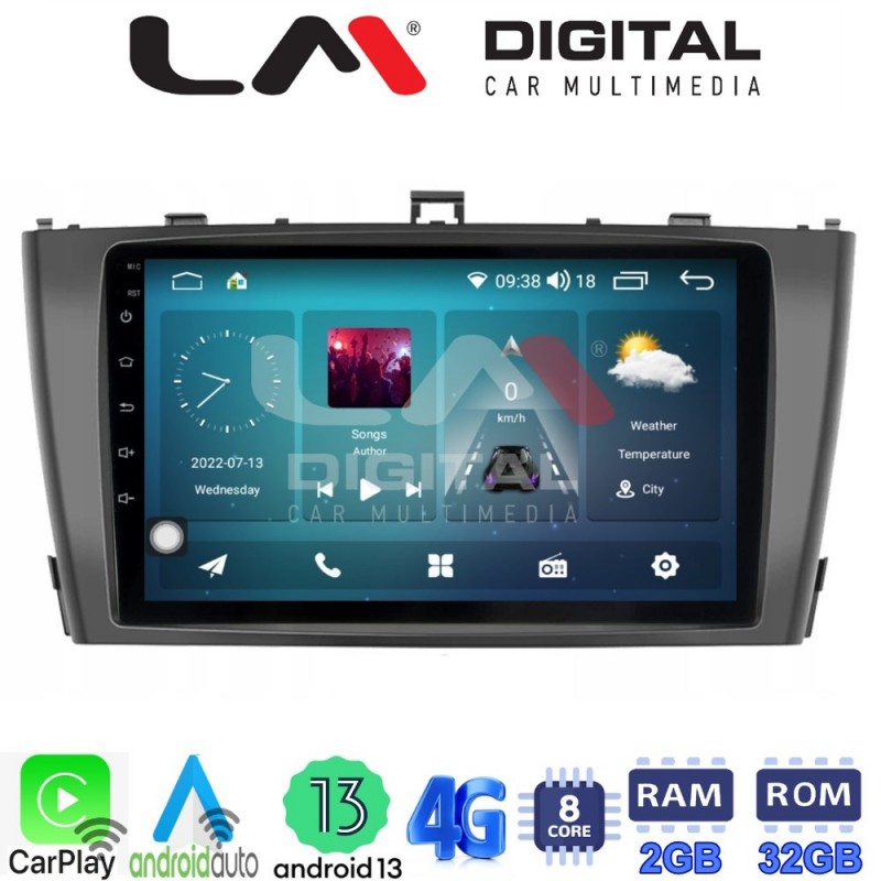 LM Digital - LM ZR8027B GPS Οθόνη OEM Multimedia Αυτοκινήτου για 0 (CarPlay/AndroidAuto/BT/GPS/WIFI/GPRS)