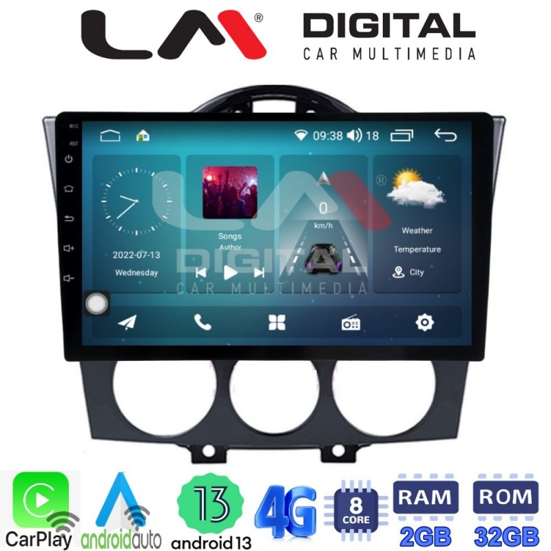 LM Digital - LM ZR8304 GPS Οθόνη OEM Multimedia Αυτοκινήτου για ΠΡΟΣΟΧΗ!!! ΜΕΤΑ ΤΗΝ ΤΟΠΟΘΕΤΗΣΗ Η ΟΘΟΝΗ ΘΑ ΕΞΕΧΕΙ ΑΠO ΤΟ ΤΑΜΠΛΟ 2cmMazda RX8 2001 &gt; 2008 (CarPlay/AndroidAuto/BT/GPS/WIFI/GPRS)