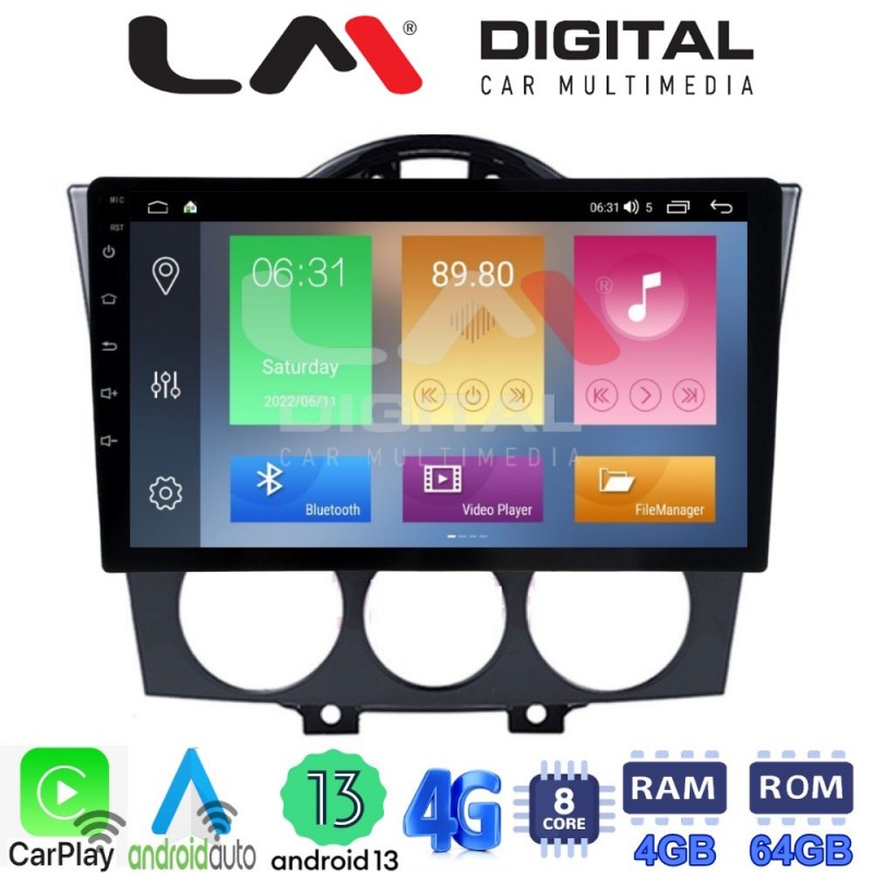 LM Digital - LM ZC8304 GPS Οθόνη OEM Multimedia Αυτοκινήτου για ΠΡΟΣΟΧΗ!!! ΜΕΤΑ ΤΗΝ ΤΟΠΟΘΕΤΗΣΗ Η ΟΘΟΝΗ ΘΑ ΕΞΕΧΕΙ ΑΠO ΤΟ ΤΑΜΠΛΟ 2cmMazda RX8 2001 &gt; 2008 (CarPlay/AndroidAuto/BT/GPS/WIFI/GPRS)