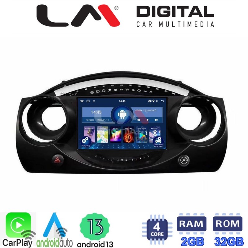 LM Digital - LM ZN4832 GPS Οθόνη OEM Multimedia Αυτοκινήτου για MINI COOPER 2001 &gt; 2007 (CarPlay/AndroidAuto/BT/GPS/WIFI/GPRS)