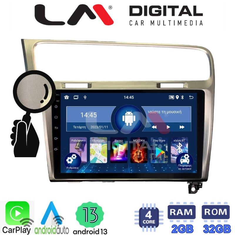 LM Digital - LM ZN4591S GPS Οθόνη OEM Multimedia Αυτοκινήτου για 0 (CarPlay/AndroidAuto/BT/GPS/WIFI/GPRS)