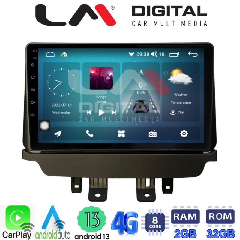 LM Digital - LM ZR8532 GPS Οθόνη OEM Multimedia Αυτοκινήτου για Mazda 2 2014 &gt; (CarPlay/AndroidAuto/BT/GPS/WIFI/GPRS)