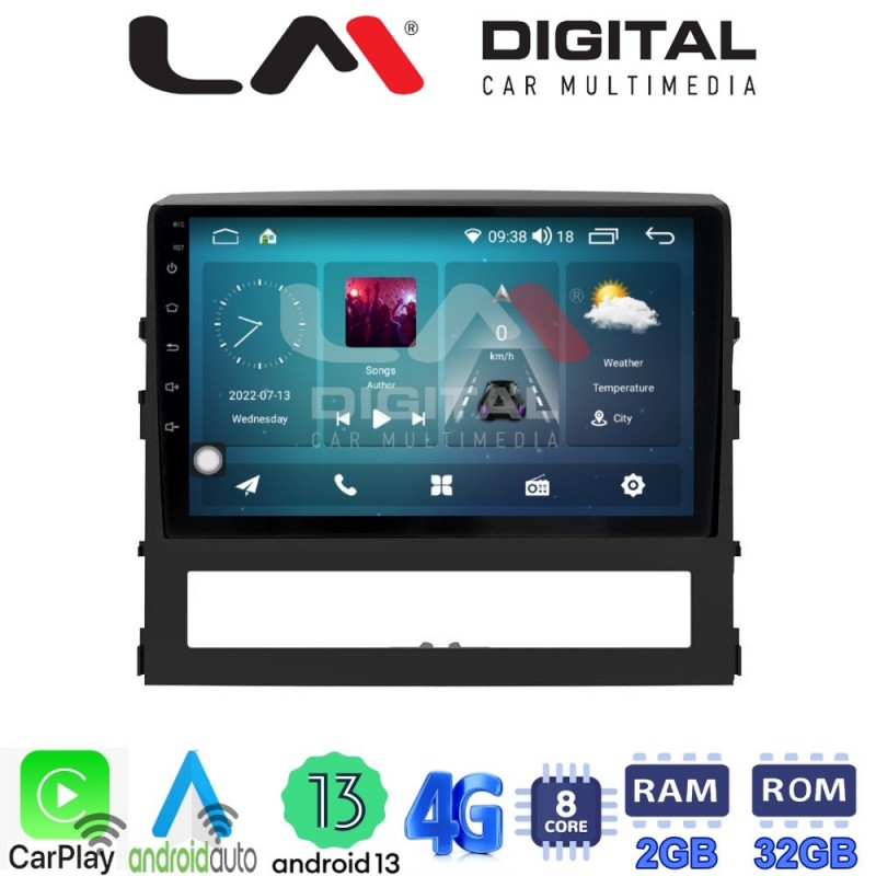 LM Digital - LM ZR8386 GPS Οθόνη OEM Multimedia Αυτοκινήτου για Toyota Land Cruiser 2016 (CarPlay/AndroidAuto/BT/GPS/WIFI/GPRS)