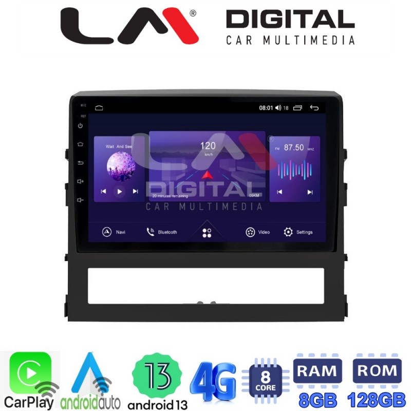 LM Digital - LM ZT8386 GPS Οθόνη OEM Multimedia Αυτοκινήτου για Toyota Land Cruiser 2016 (CarPlay/AndroidAuto/BT/GPS/WIFI/GPRS)