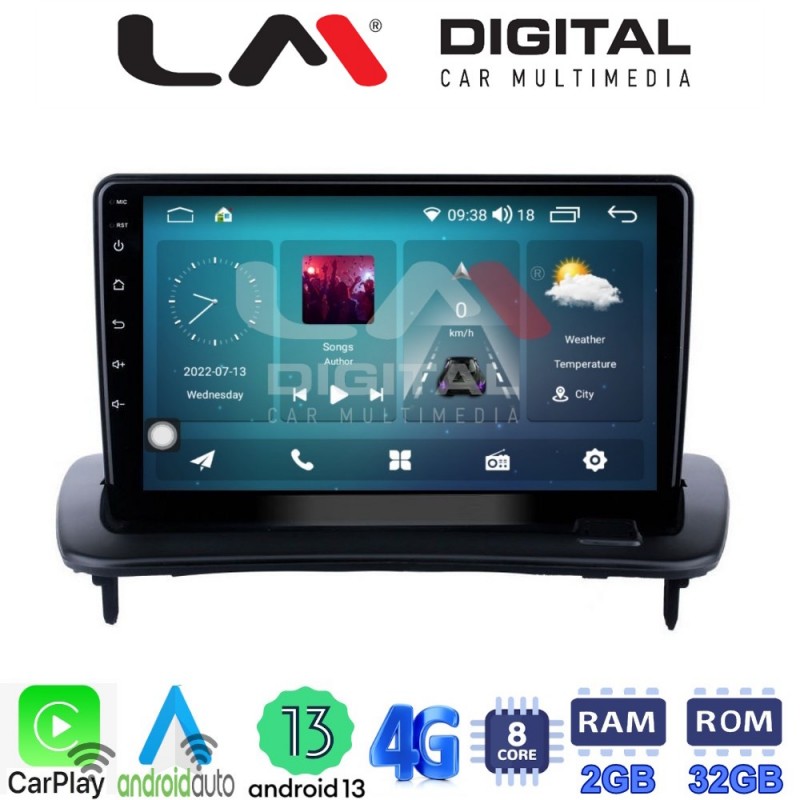 LM Digital - LM ZR8387 GPS Οθόνη OEM Multimedia Αυτοκινήτου για Volvo S40-C30-C70 (CarPlay/AndroidAuto/BT/GPS/WIFI/GPRS)