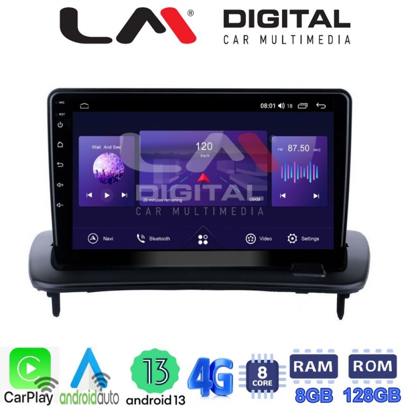 LM Digital - LM ZT8387 GPS Οθόνη OEM Multimedia Αυτοκινήτου για Volvo S40-C30-C70 (CarPlay/AndroidAuto/BT/GPS/WIFI/GPRS)