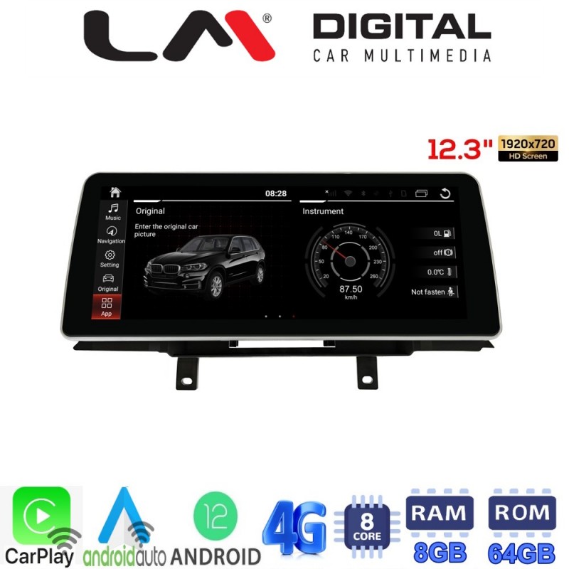 LM Digital - LM G350M12 NBT Οθόνη OEM Multimedia Αυτοκινήτου για BMW SERIES 3 2010 &gt; SERIES 4 2013 &gt; (CarPlay/AndroidAuto/BT/GPS/WIFI/GPRS)