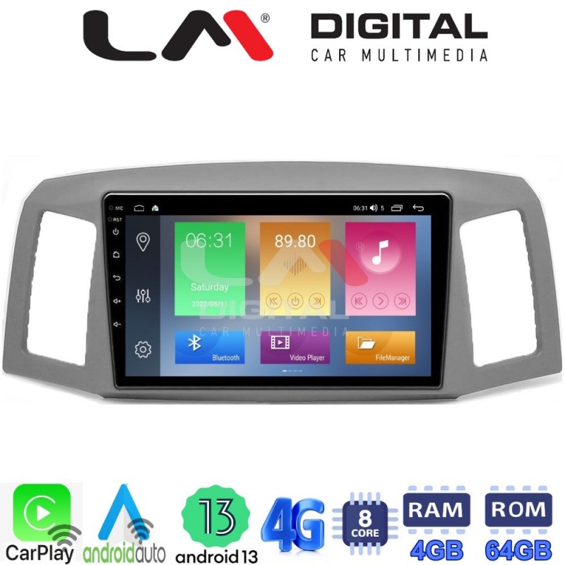 LM Digital - LM ZC8307 GPS Οθόνη OEM Multimedia Αυτοκινήτου για Jeep Grand Cherokee 2004 &gt; 2011 (CarPlay/AndroidAuto/BT/GPS/WIFI/GPRS)