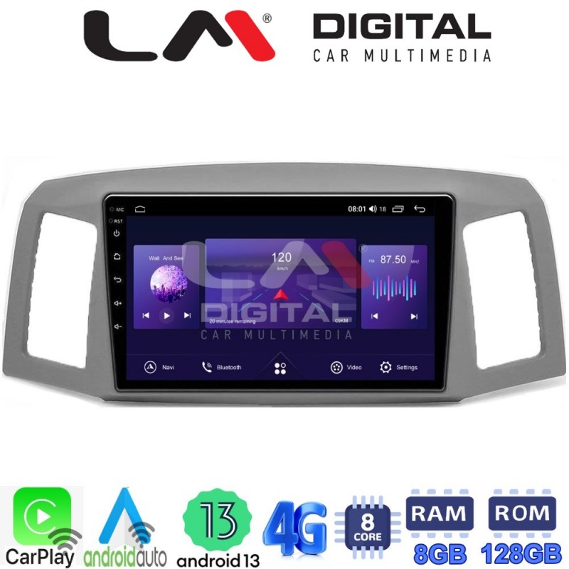 LM Digital - LM ZT8307 GPS Οθόνη OEM Multimedia Αυτοκινήτου για Jeep Grand Cherokee 2004 &gt; 2011 (CarPlay/AndroidAuto/BT/GPS/WIFI/GPRS)