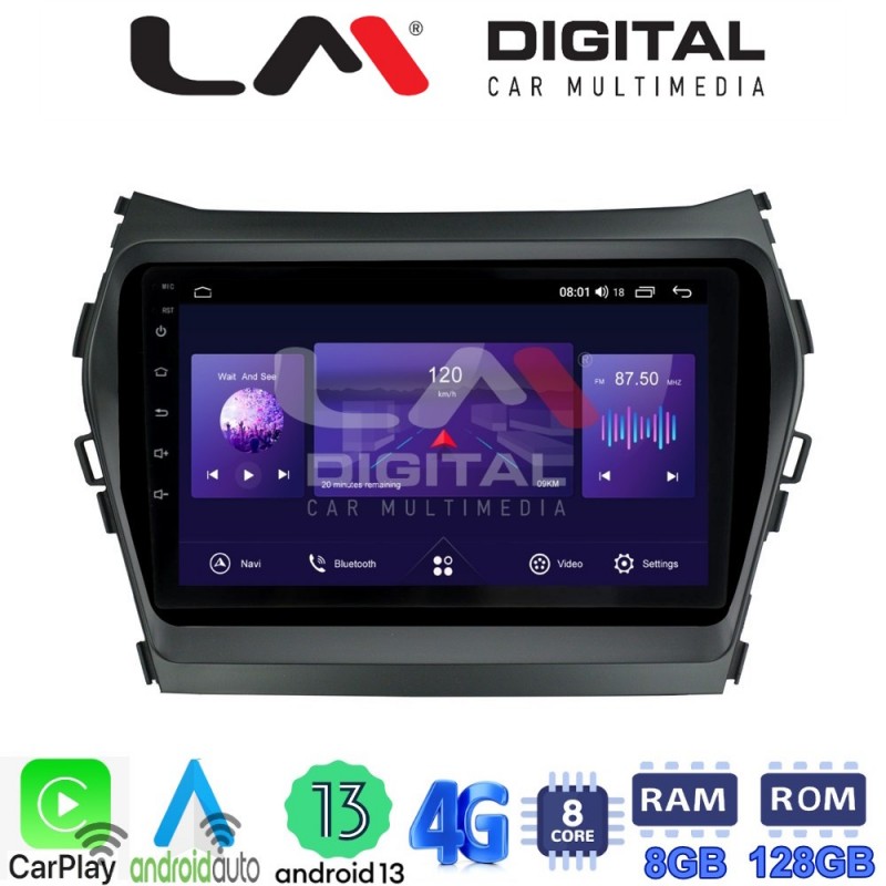 LM Digital - LM ZT8309 GPS Οθόνη OEM Multimedia Αυτοκινήτου για HY SANTA FE 2013 &gt; 2017
HY IX45 (CarPlay/AndroidAuto/BT/GPS/WIFI/GPRS)