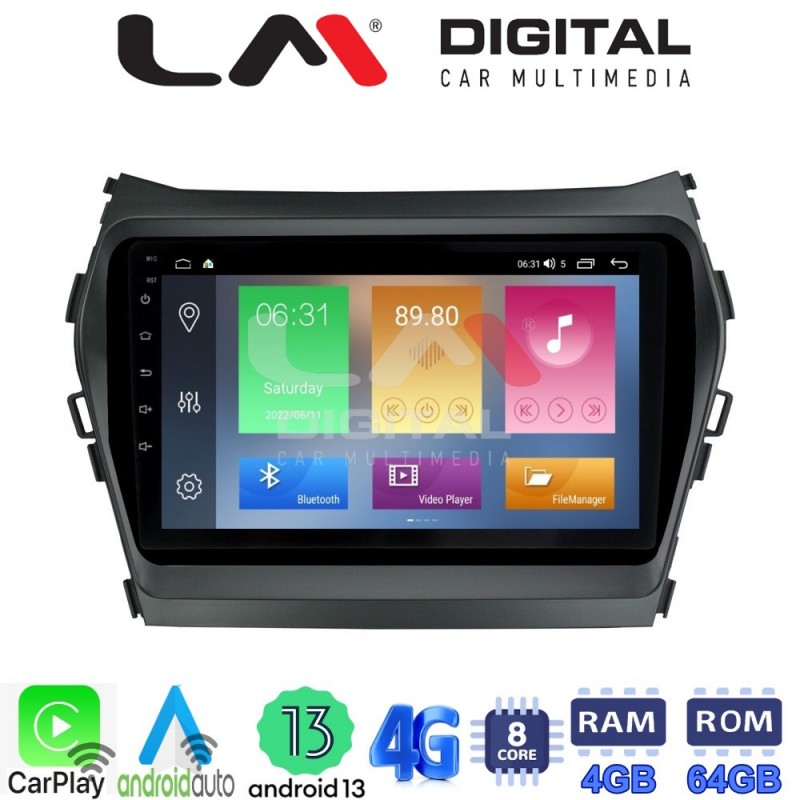 LM Digital - LM ZC8309 GPS Οθόνη OEM Multimedia Αυτοκινήτου για HY SANTA FE 2013 &gt; 2017
HY IX45 (CarPlay/AndroidAuto/BT/GPS/WIFI/GPRS)